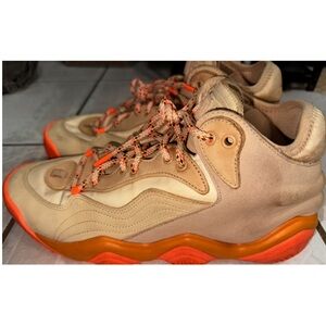 Adidas Ivy Park Top 10 200 Magic Beige Tan & Orange Athletic Shoes